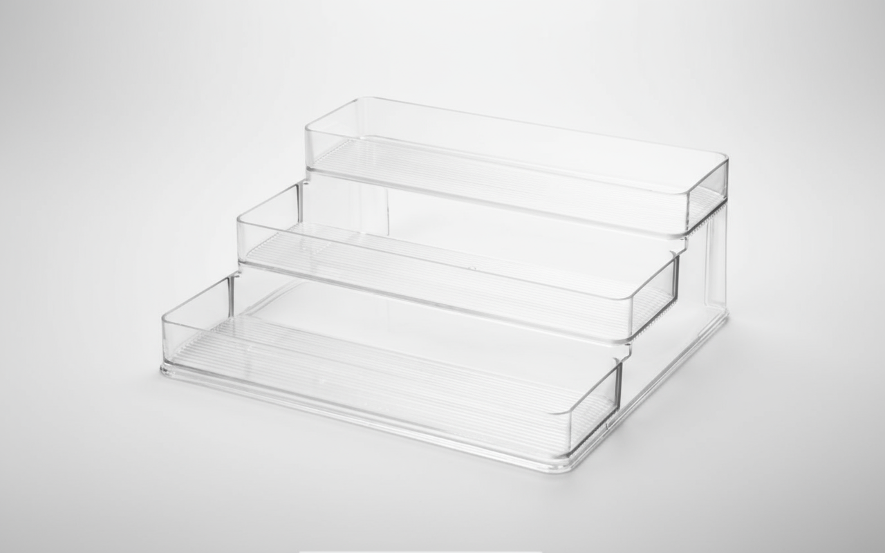 Transparent 3 Tier Tabletop Organiser