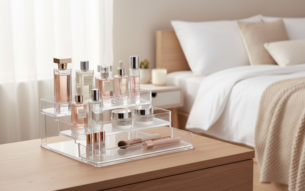 Transparent 3 Tier Tabletop Organiser