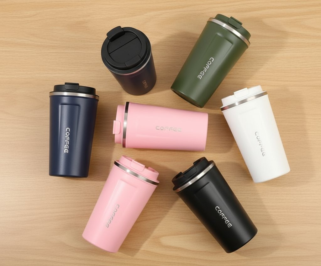 500ml Stainless Steel Temperature Display Coffee Flask