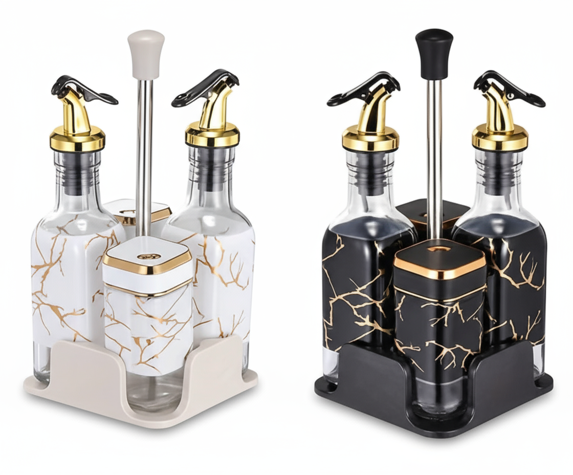 4 Pieces Condiment Set